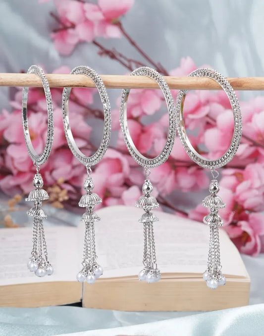 Zircon Diamond Stone | Traditional Girl’s Bangles-bellabangles